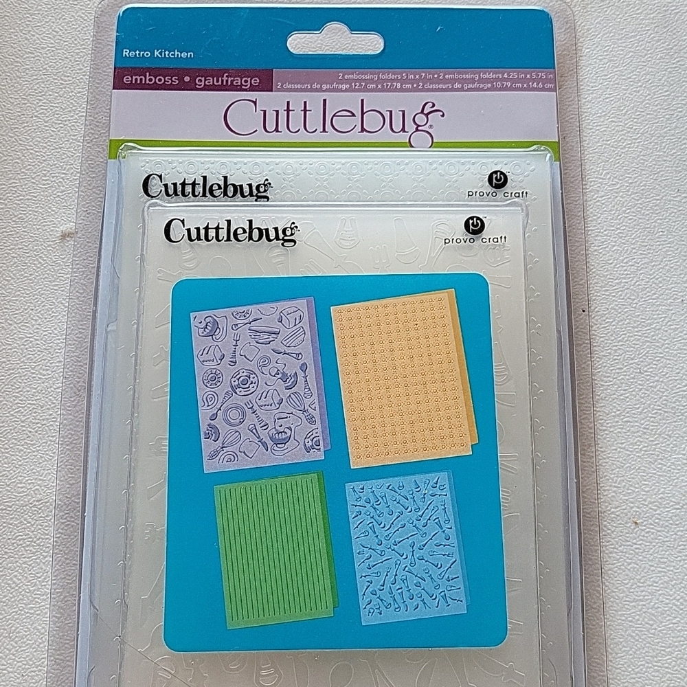 Cuttlebug 4 Embossing Folder 5"x7" - 4"x6" Brand New